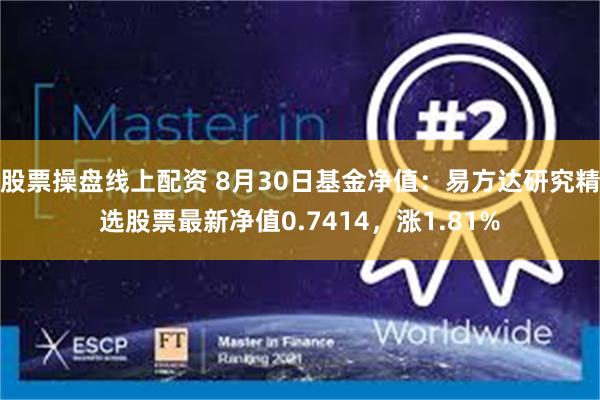 股票操盘线上配资 8月30日基金净值：易方达研究精选股票最新净值0.7414，涨1.81%