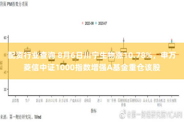 配资行业查询 8月6日川宁生物涨10.78%，申万菱信中证1000指数增强A基金重仓该股