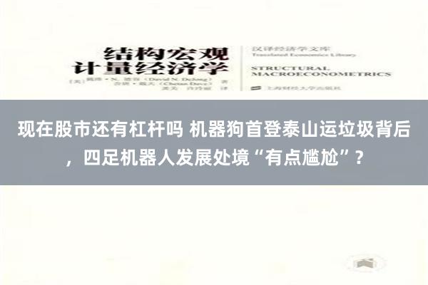 现在股市还有杠杆吗 机器狗首登泰山运垃圾背后，四足机器人发展处境“有点尴尬”？