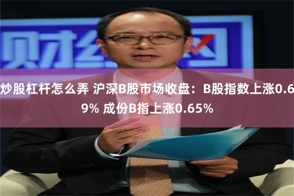 炒股杠杆怎么弄 沪深B股市场收盘：B股指数上涨0.69% 成份B指上涨0.65%